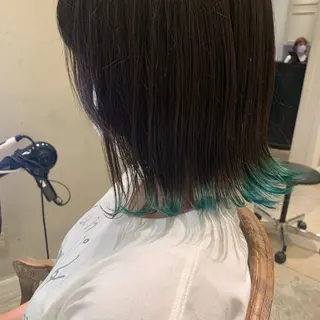 セミロング カラー Takahashi Yuriのヘアスタイル