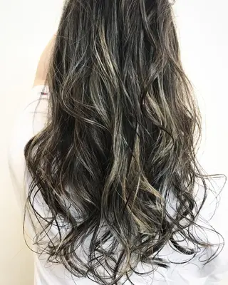 セミロング カラー 髪質改善サロン ARCHE野瀬冬馬のヘアスタイル