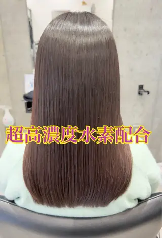 ロング ドライ カット✂️髪質改善のヘアスタイル