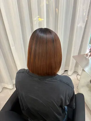 ショート パーマ ヘアアレンジ JUNO韓国ヘア MIAN.⋆𝜗𝜚のヘアスタイル