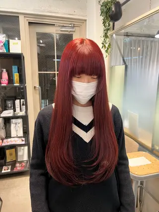 ロング カラー うるぷるカラー 🤍 Naanoのヘアスタイル