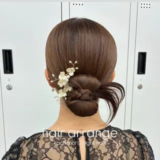 ヘアアレンジ 艶カラー⋆ヘアセット ⋆エクステ⋆みゆ🌼のヘアスタイル