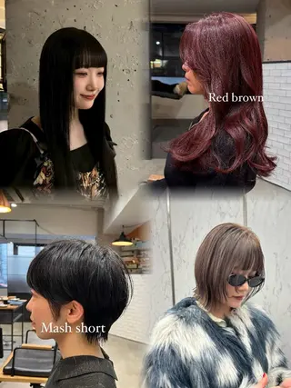 カラー ロング パーマ メンズ 心斎橋・南船場    / MEUZのヘアスタイル