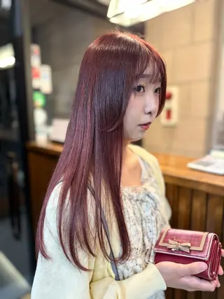 ロング suzuka🌿 レイヤー/艶カラーのヘアスタイル