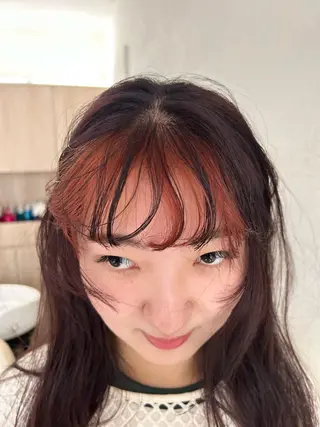 ロング カラー Sora/レイヤー/ ブリーチなしWカラーのヘアスタイル
