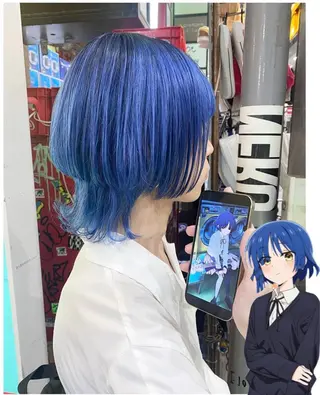 ショート カラー TSUNO🦖 派手髪/オタク美容師のヘアスタイル