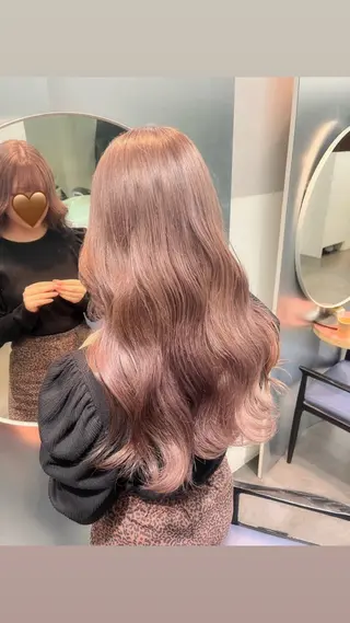 ロング カラー ayaka♡ 柔らかカラーのヘアスタイル