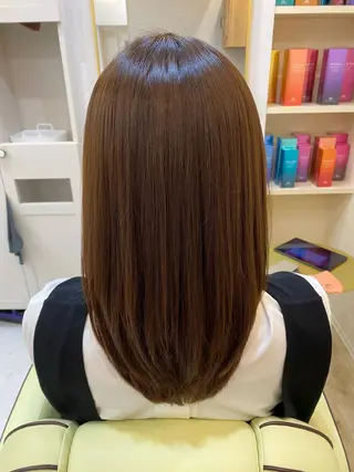 セミロング 代表✩.*˚白井 美香のヘアスタイル