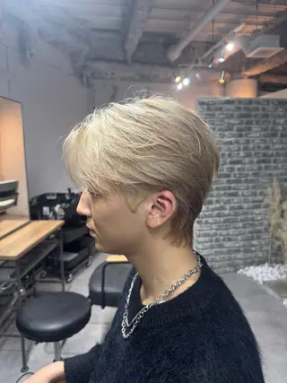 ショート カラー メンズ 韓国特化 なおきのヘアスタイル