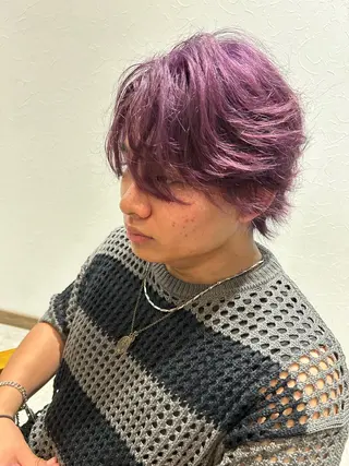 カラー メンズ 菱田 天斗のヘアスタイル