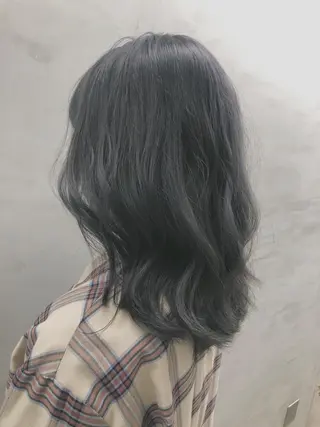 ミディアム カラー 半個室サロン／韓国 ヘア‎Amiのヘアスタイル