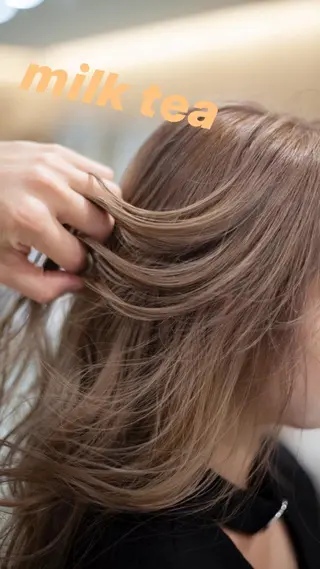 ロング カラー 堀田 将輝のヘアスタイル