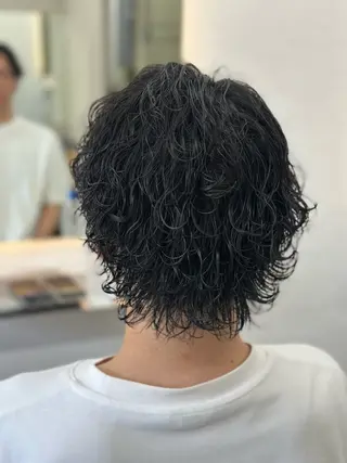パーマ メンズ メッシュパーマ支持率 ◎大宮/隼也のヘアスタイル