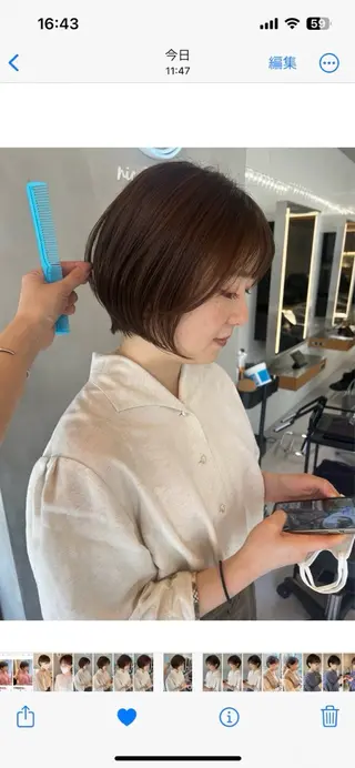 ショート 三浦 れいやのヘアスタイル