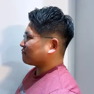ショート メンズ メンズ💈毛流れパー マ✨メンズカット吉田のヘアスタイル