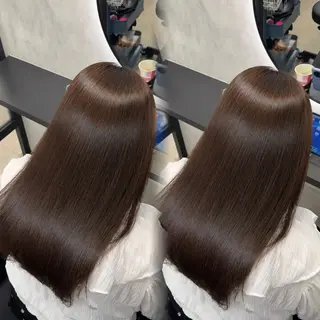 ロング カラー ヘアアレンジ 新宿 /髪質改善/ レイヤー/ヒュウガのヘアスタイル