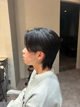 メンズ momoka/茶屋町 /艶髪カラーのヘアスタイル