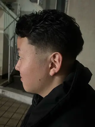 ショート メンズ 隈園 菜々美のヘアスタイル