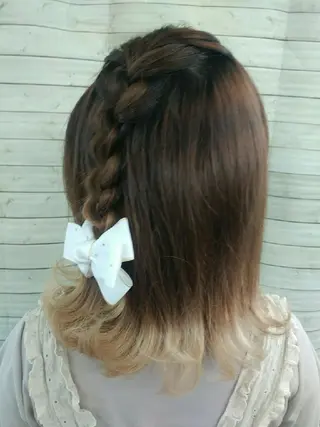 セミロング HORI 　tのヘアスタイル