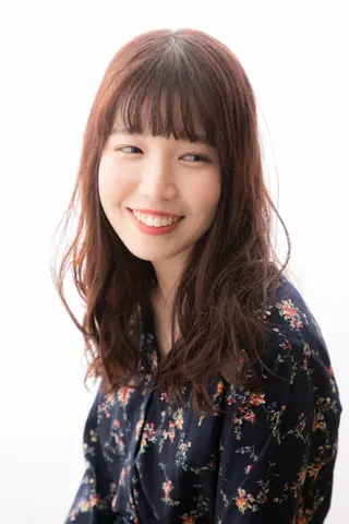 セミロング カラー M字・前髪割れ 改善メンズ特化/栢沼のヘアスタイル