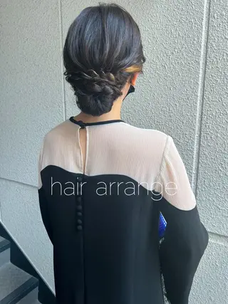 ロング ヘアアレンジ カラーパティシエ facce🌼ikoのヘアスタイル