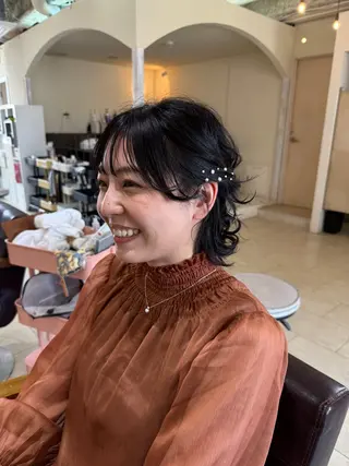 ショート Maho/海外 レイヤー/ハッシュのヘアスタイル