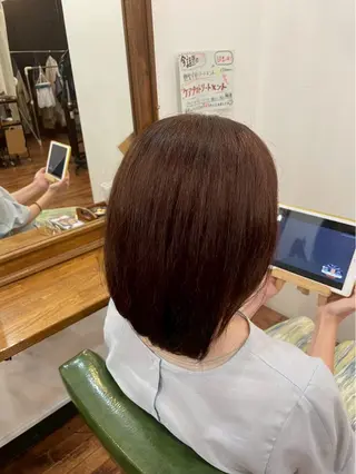 カラー 永井 幸枝のヘアスタイル
