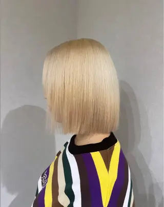 カラー Mii. 内田萌々のヘアスタイル