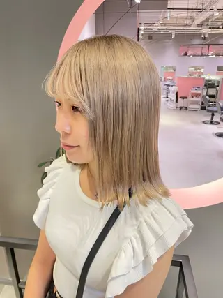 ショート カラー ないとう ゆうかのヘアスタイル