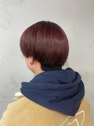 カラー メンズ 河村 優花のヘアスタイル