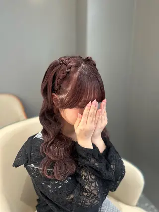 ロング ヘアアレンジ 🎀ちゃんりお🎀 /ブリーチなしカラーのヘアスタイル
