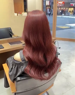 ロング 🫧似合わせ×透明感 ケアカラー清野🫧のヘアスタイル