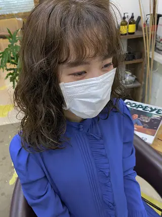 ミディアム Moca 〰️のヘアスタイル