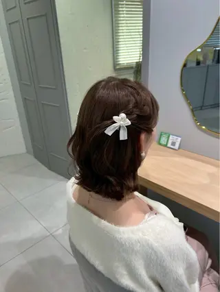 ヘアアレンジ 🎀ゆづき🫧 透明感/アレンジ💖のヘアスタイル