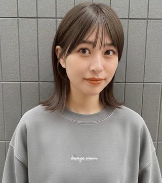 ミディアム 森尾 鷹矢のヘアスタイル