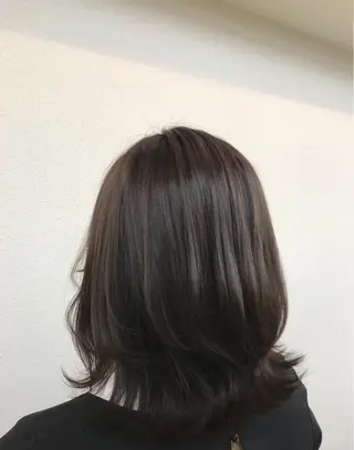 ミディアム もりたみかこ 美容師お休み中のヘアスタイル