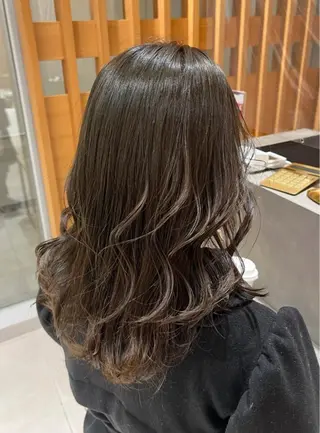 セミロング カラー メンズカット/メンズ パーマ特化/津久井のヘアスタイル