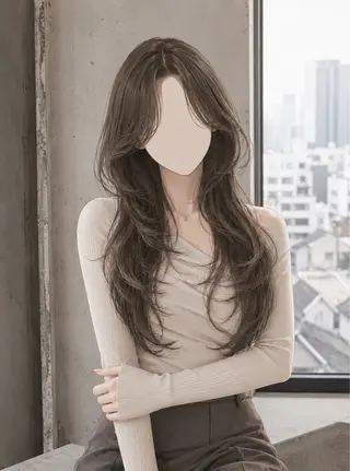 ロング megu 髪質改善TaLeのヘアスタイル