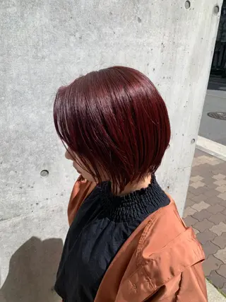 ショート カラー ヘアアレンジ メンズ キッズ ネイル マツエク・マツパ アイブロウ 垢抜けカラー ヒロムのヘアスタイル