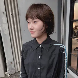ショート メイ🩰ブリーチなし ダブルカラーのヘアスタイル