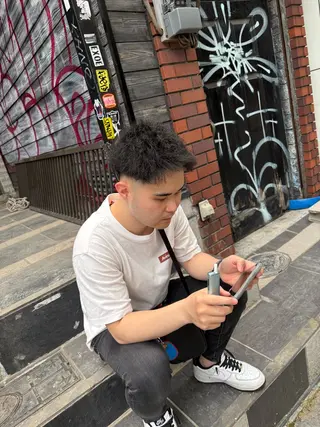 ショート パーマ メンズ 谷口 匠のヘアスタイル
