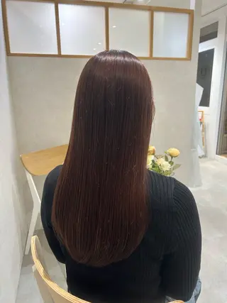 ロング Mao 🎀bob 赤み撃退🌿艶カラーのヘアスタイル