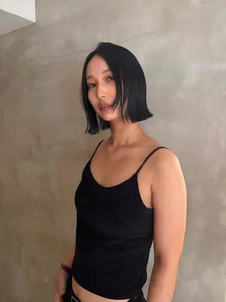 ミディアム カラー タナカ カナ🫧のヘアスタイル