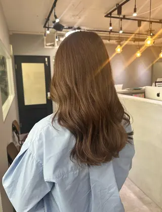 セミロング 似合わせ/赤み消し color🫧ひかりのヘアスタイル