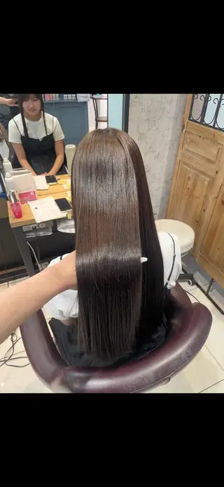 ロング 赤み消し艶カラー🍀 DAIGOのヘアスタイル