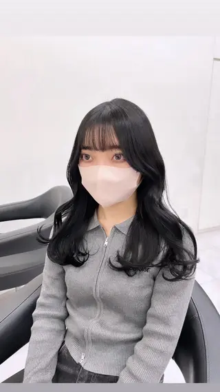 セミロング カラー パーマ ヘアアレンジ メンズ 上品＆韓国風 🥀海心🥀のヘアスタイル