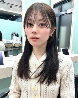 セミロング カラー IROW/イロウ天神 大名店 yamaのヘアスタイル