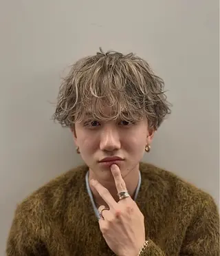 ショート カラー メンズ fan.ray⚽️ 髙橋翔一のヘアスタイル
