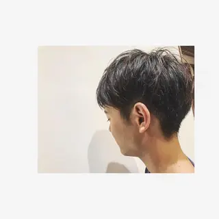 ショート メンズ くるくるパーマ aikoのヘアスタイル