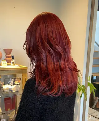 セミロング カラーモデル募集中 🍀 上地 虹奈のヘアスタイル